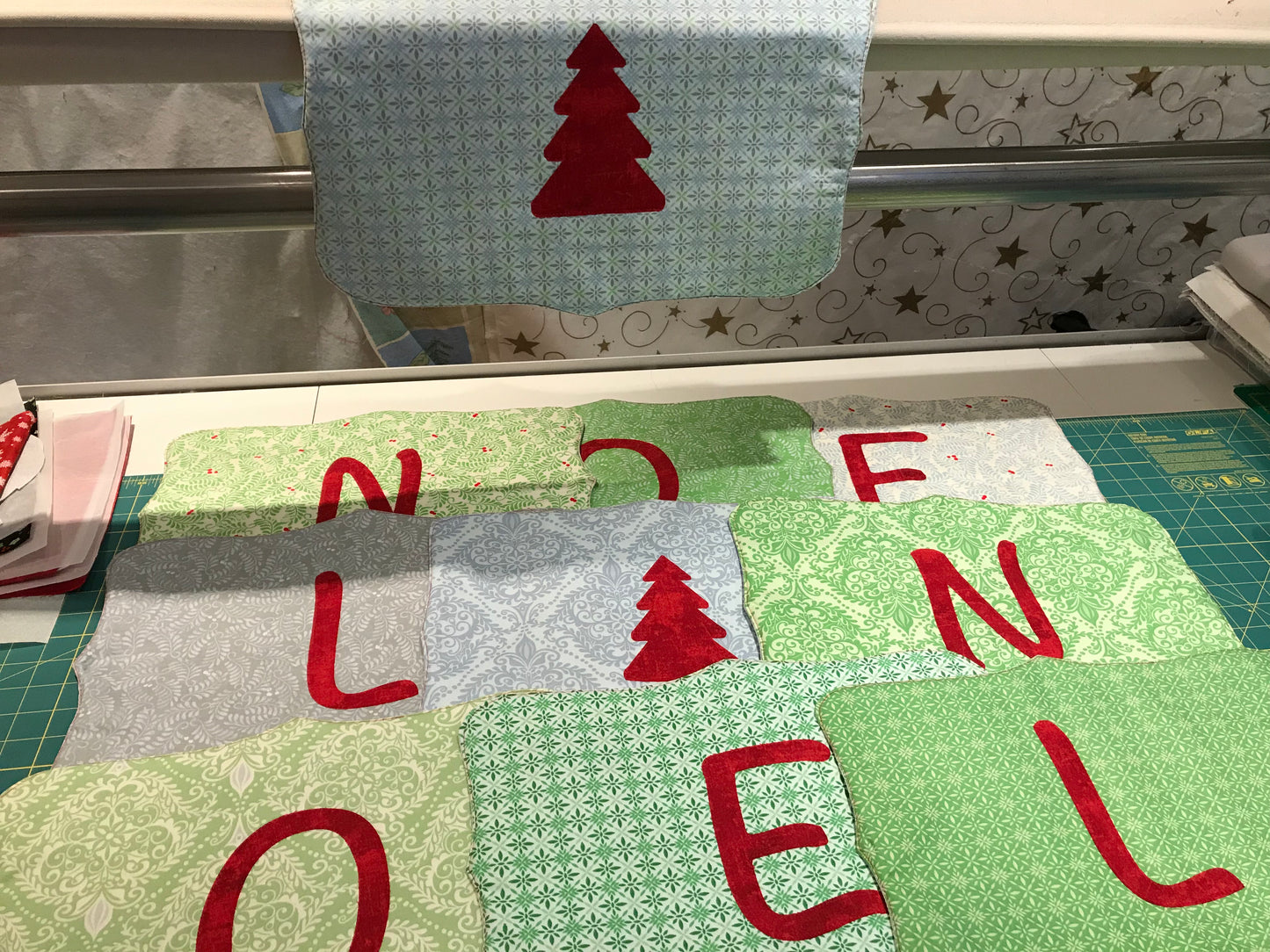 Noel Placemat Set (Quilted set of 4) - Custom